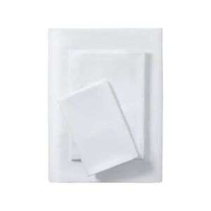 Mainstays Soft Microfiber Sheet Set Twin XL White Wrinkle Resistant Bedding‎